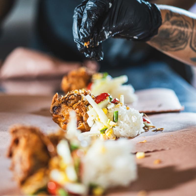 Plated food at Mouthfeel